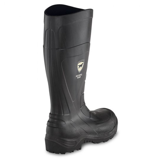 Mens 17-inch Waterproof Soft Toe Pull-On Boot BFU87sje