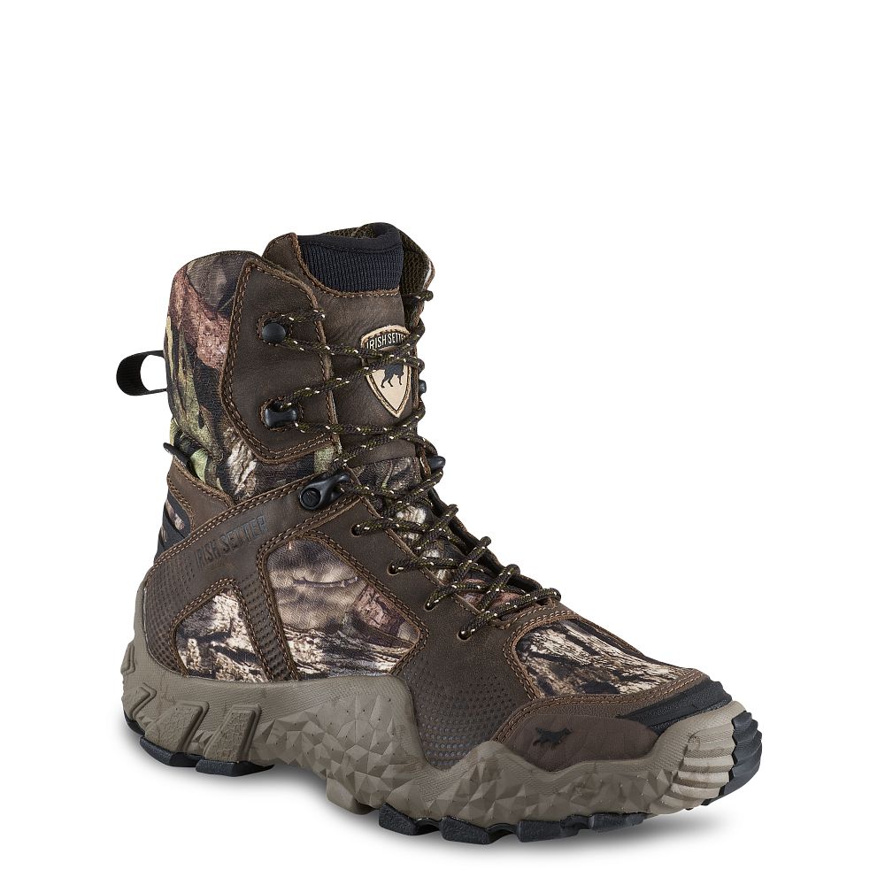 Womens New VaprTrek 8-inch Waterproof Leather Insulated Mossy Oak? Camo Boot QL3rpjKk