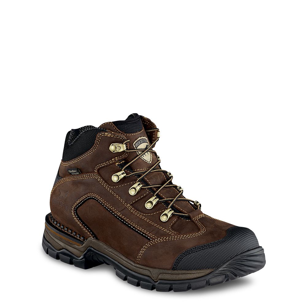 Mens Two Harbors 5-inch Waterproof Leather Steel Toe Hiker Boot gp5vaxWI