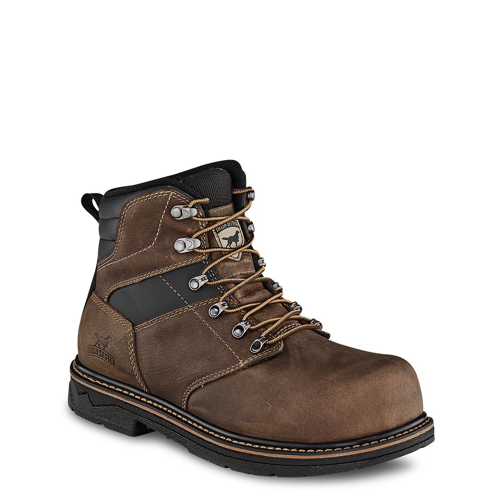 Mens Farmington KT 6-inch Leather Soft Toe Work Boot xLVoIEsq